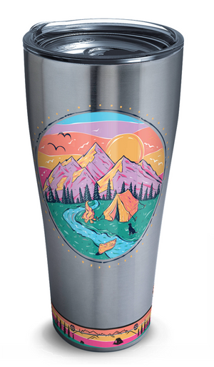 Simply Southern® - Colorful Outdoors Simply Southern Stainless Steel With Slider Lid - AtlanticCoastSports
