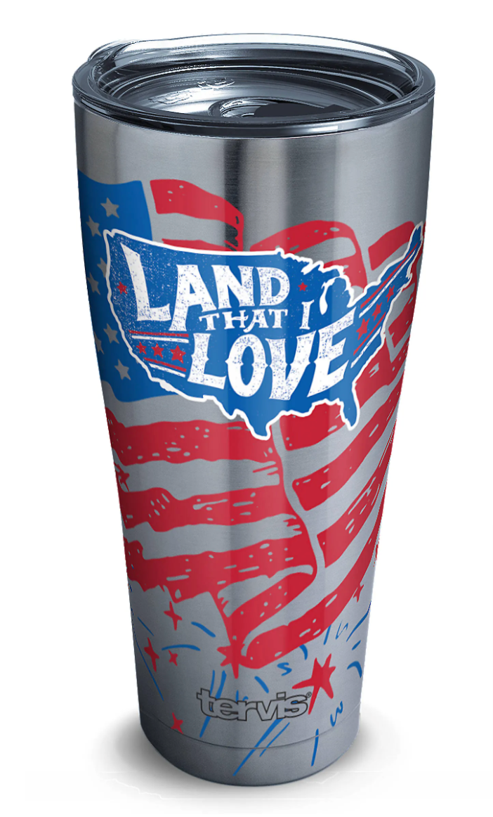 Land That I Love Stainless Steel With Slider Lid - AtlanticCoastSports