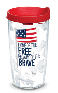 Coton Colors™ - Home of the Free Coton Colors Wrap With Travel Lid - AtlanticCoastSports