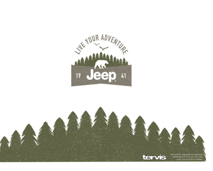 Jeep® Brand - Live Your Adventure Stainless Steel With Slider Lid - AtlanticCoastSports