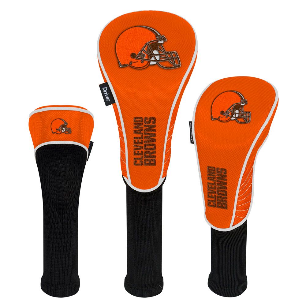 Cleveland Browns Golf Headcovers Set of 3 - AtlanticCoastSports