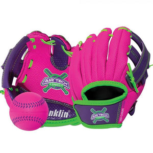 Franklin AIR TECH ADAPT® Series 8.5"  T-Ball Fielding Glove with Ball 2 Colors Available - AtlanticCoastSports