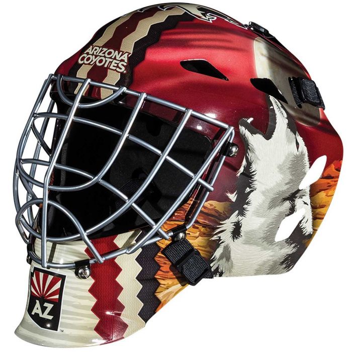Phoenix Coyotes  Franklin GFM 1500: NHL® Team Goalie  Helmet - AtlanticCoastSports