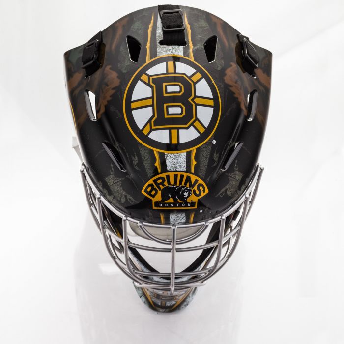Boston Bruins Franklin GFM 1500: NHL® Team Goalie  Helmet - AtlanticCoastSports