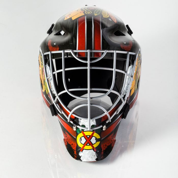 Chicago Blackhawks Franklin GFM 1500: NHL® Team Goalie  Helmet - AtlanticCoastSports