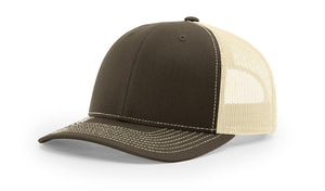 Richardson 112 Twill Mesh Snapback Trucker Caps