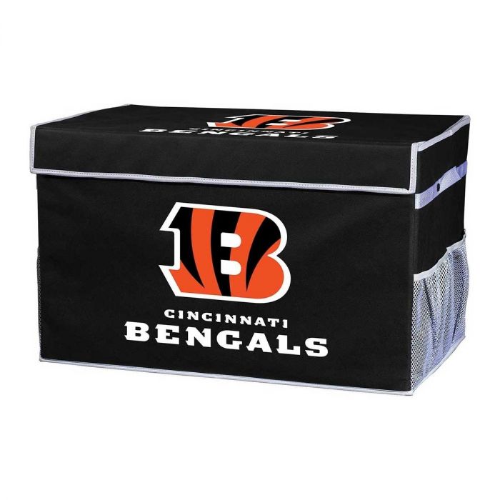 Cincinnati Bengal's NFL® Collapsible Storage Footlocker Bins - AtlanticCoastSports