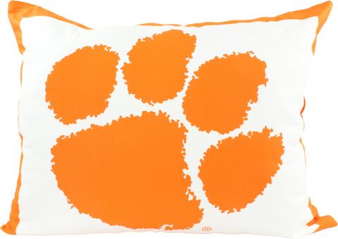 NCAA Clemson Tigers Fully Stuffed Big Logo Pillow - AtlanticCoastSports