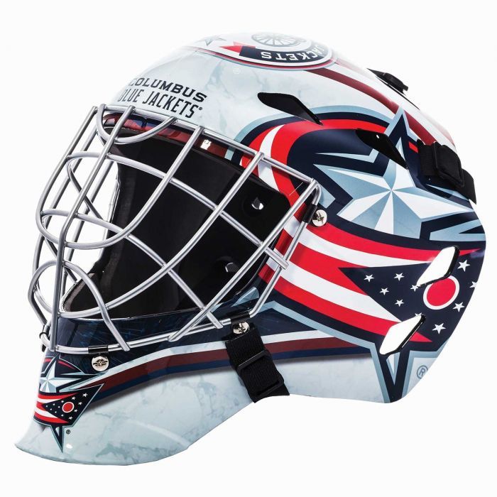 Columbus Blue Jackets  Franklin GFM 1500: NHL® Team Goalie  Helmet - AtlanticCoastSports