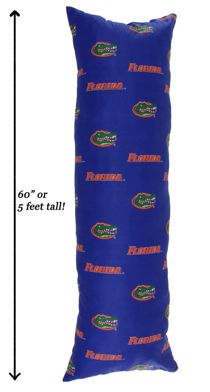 NCAA Florida Gators Printed Body Pillow - AtlanticCoastSports