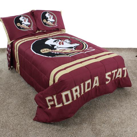 NCAA Florida State Seminoles Reversible Comforter Set - AtlanticCoastSports