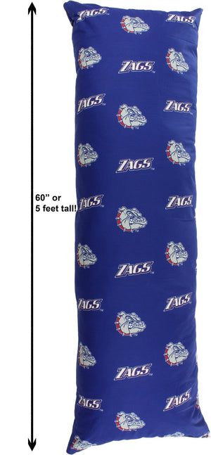 Gonzaga Bulldogs Big Comfy Body Pillow - AtlanticCoastSports