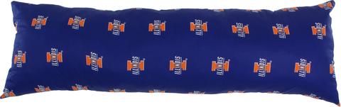 NCAA Illinois Fighting Illini Printed Body Pillow - AtlanticCoastSports