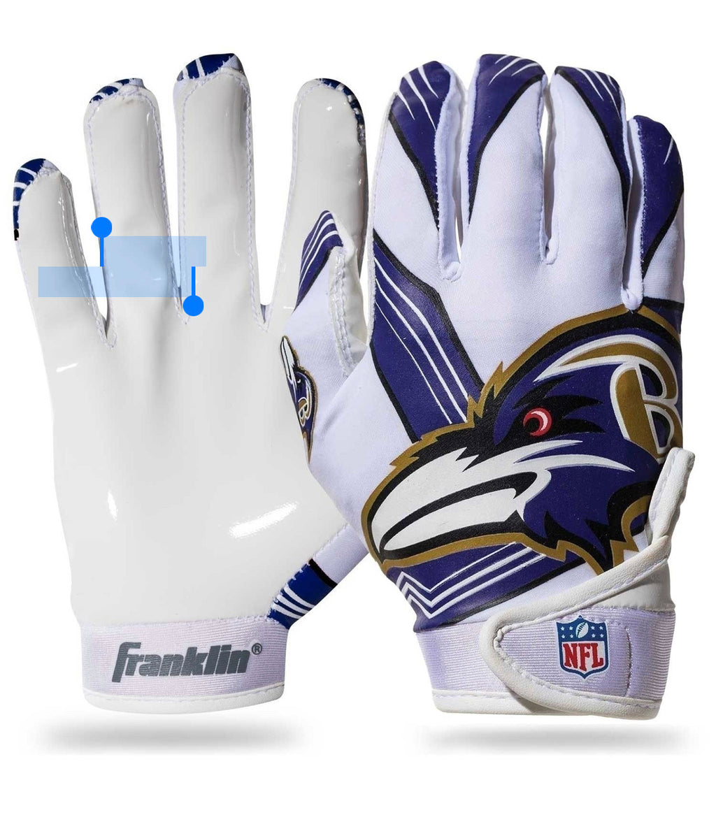 Baltimore Ravens Youth Receiver Gloves - AtlanticCoastSports