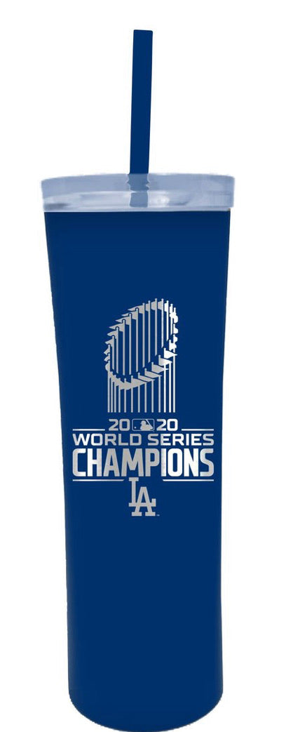 Los Angeles Dodgers MLB 2020 World Series Champion 18 oz. SKINNY Tumbler - AtlanticCoastSports