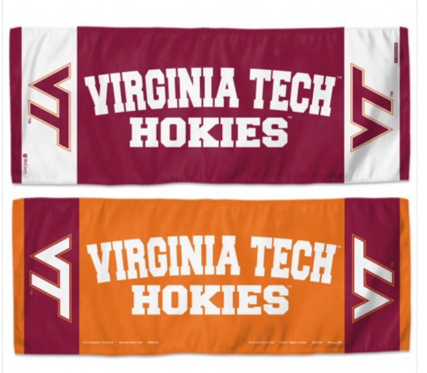 Virginia Tech Hokies Cooling Towel 12”X30” - AtlanticCoastSports