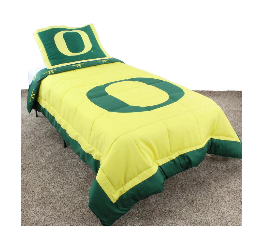 NCAA Oregon Ducks Reversible Comforter Set - AtlanticCoastSports