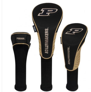 Purdue University Set of Three Golf Head Covers - AtlanticCoastSports