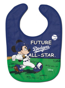 Los Angeles Dodgers / Disney Mickey Mouse All Pro Baby Bib - AtlanticCoastSports