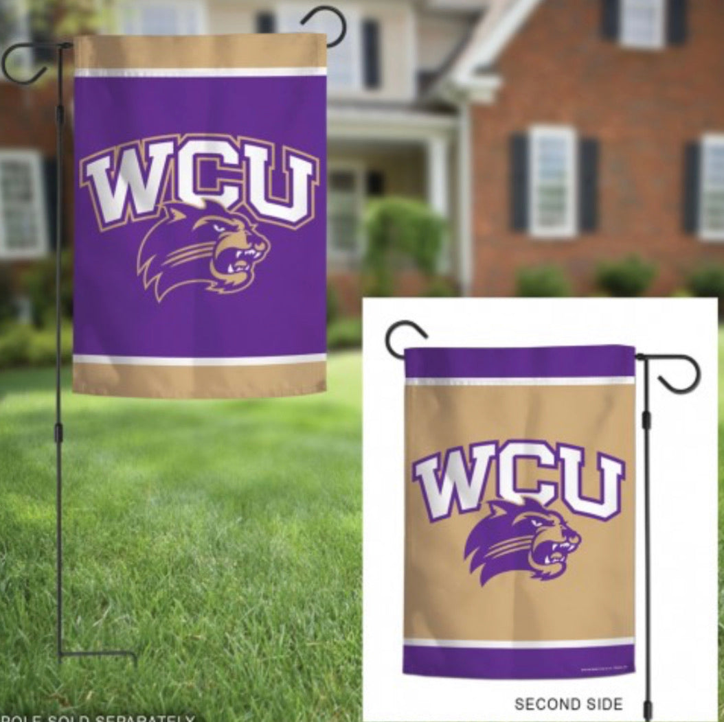 Western Carolina 2 Sided Garden Flag 12.5" X 18" - AtlanticCoastSports