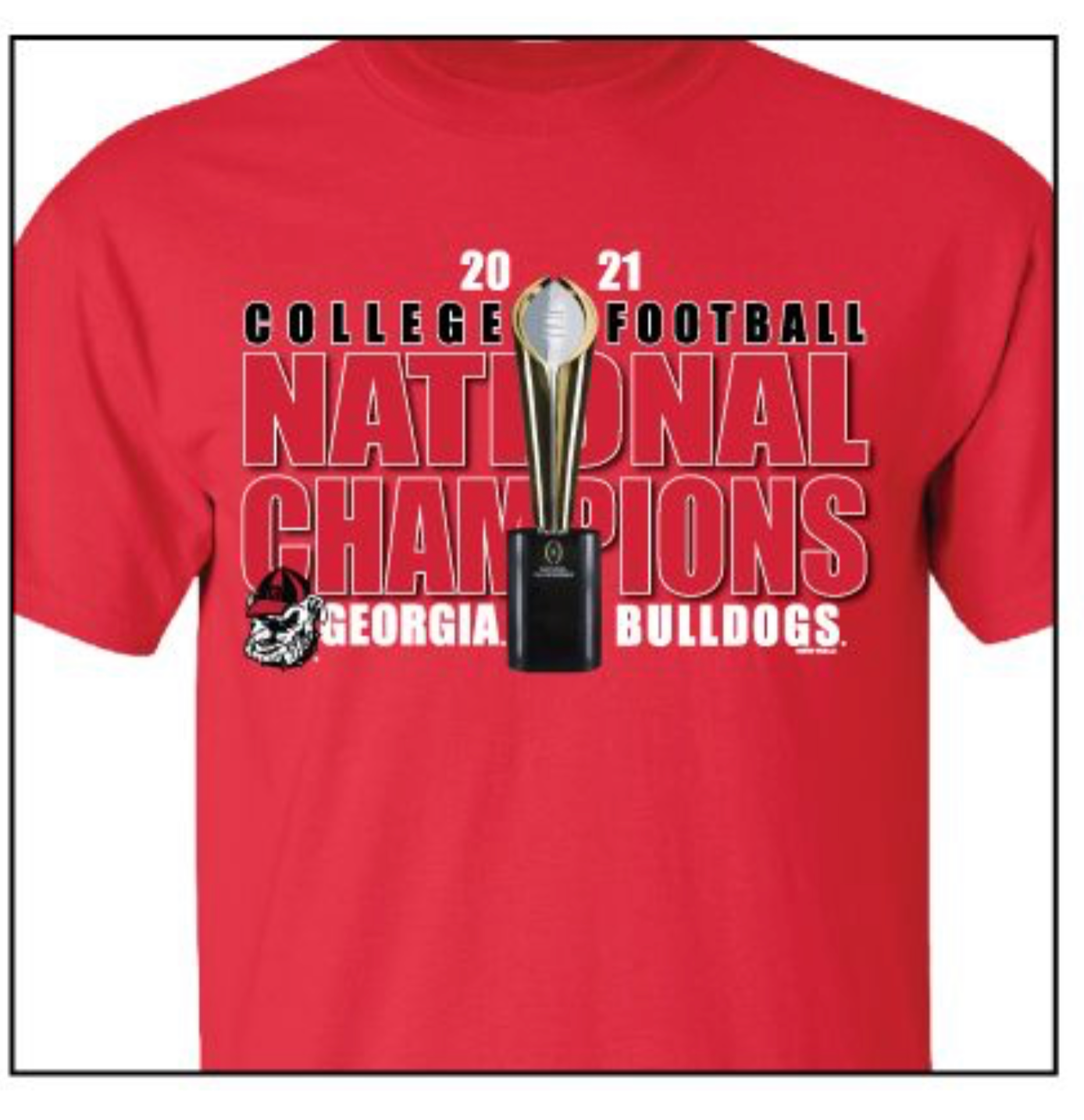 Georgia Bulldogs 2021 National College Football Ts by NWG - AtlanticCoastSports