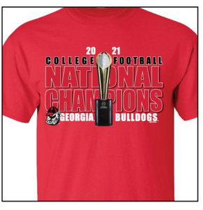 Georgia Bulldogs 2021 National College Football Ts by NWG - AtlanticCoastSports