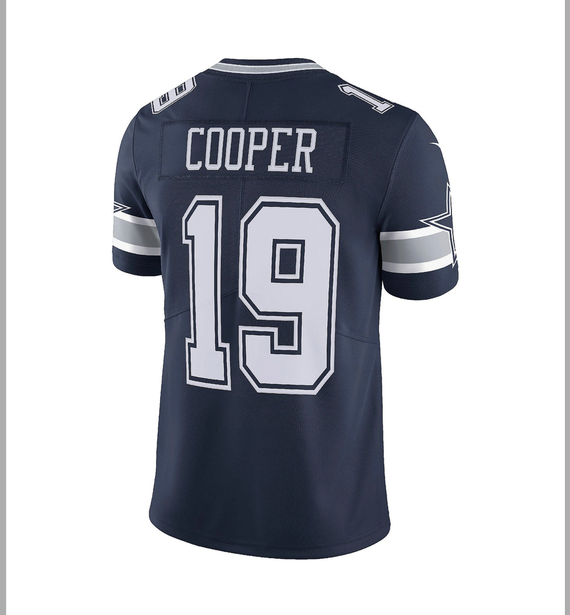 Nike Dallas Cowboys No19 Amari Cooper White Men's Stitched With Established In 1960 Patch NFL Limited Rush 100th Season Jersey
