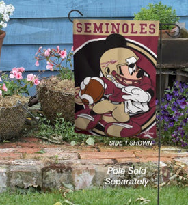 Florida State University 2 Sided Garden Flag  12.5" X 18" - AtlanticCoastSports