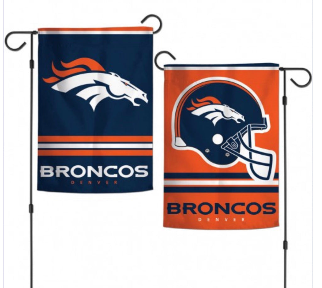 Denver Broncos 2 Sided Garden Flag 12.5" X 18" - AtlanticCoastSports