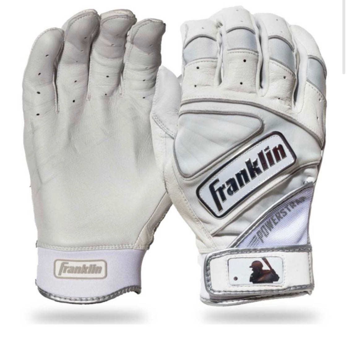 Powerstrap Franklin Chrome Batting Gloves - AtlanticCoastSports