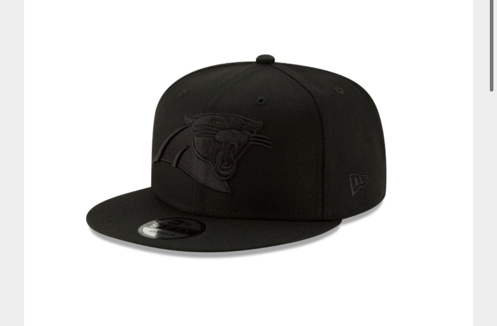 Carolina Panthers New Era 950 Black on Black Hat - AtlanticCoastSports