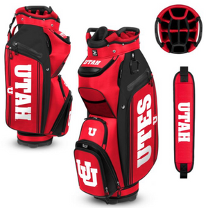 Utah Utes Cooler Cart golf Bag 3 Free Shipping - AtlanticCoastSports