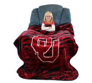 NCAA Oklahoma Sooners Soft Raschel Throw Blanket - AtlanticCoastSports