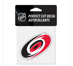 Carolina Hurricanes Perfect Cut Color Decal 4" X 4" - AtlanticCoastSports