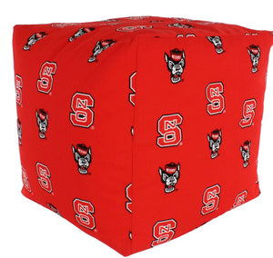 North Carolina State Wolfpack Cushion Cube Pouf - AtlanticCoastSports