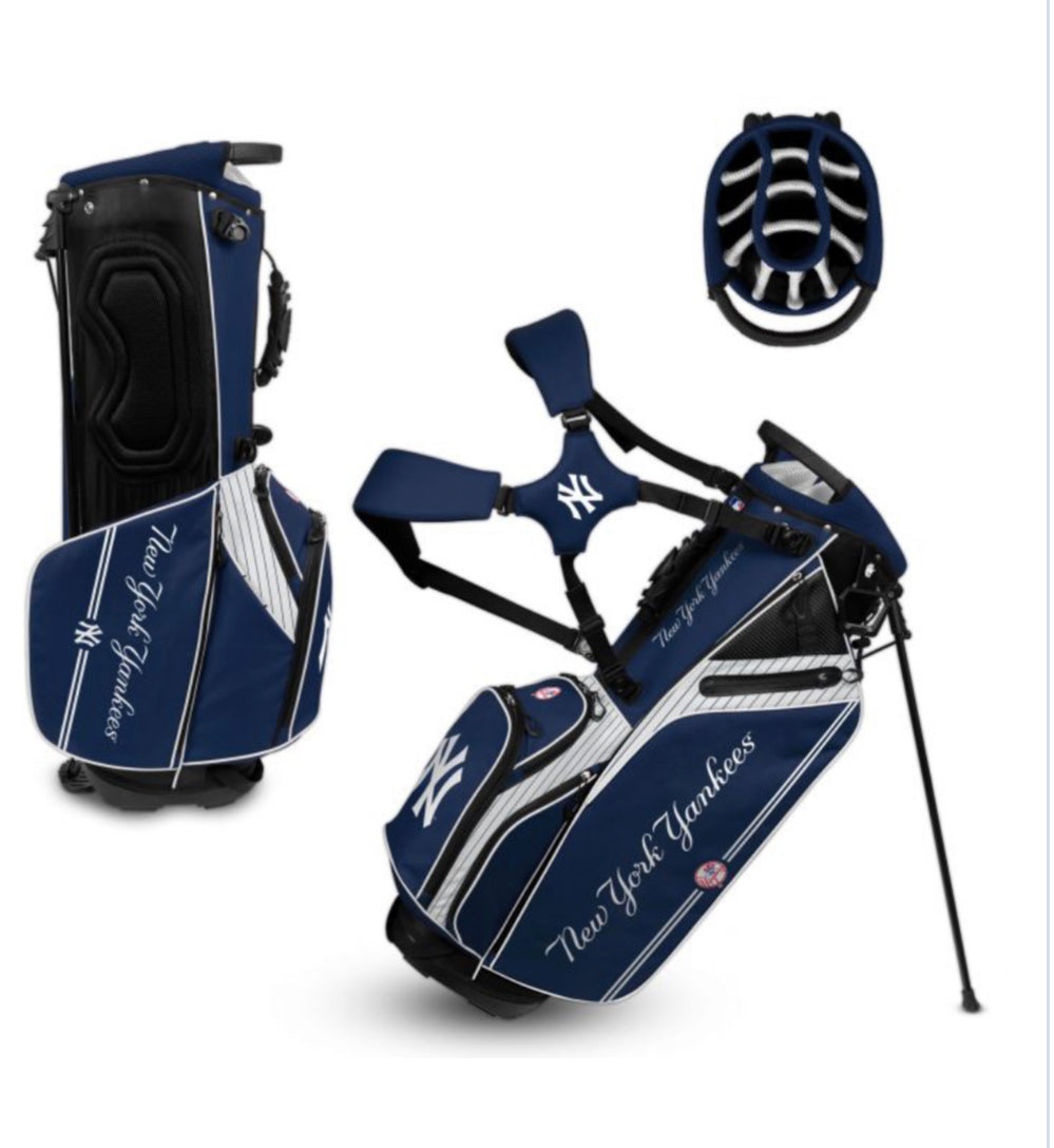 NEW YORK YANKEES CADDIE CARRY HYBRID BAG - AtlanticCoastSports