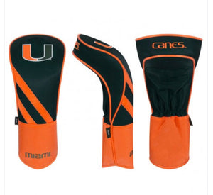 Miami Hurricanes golf Driver Head Cover - AtlanticCoastSports