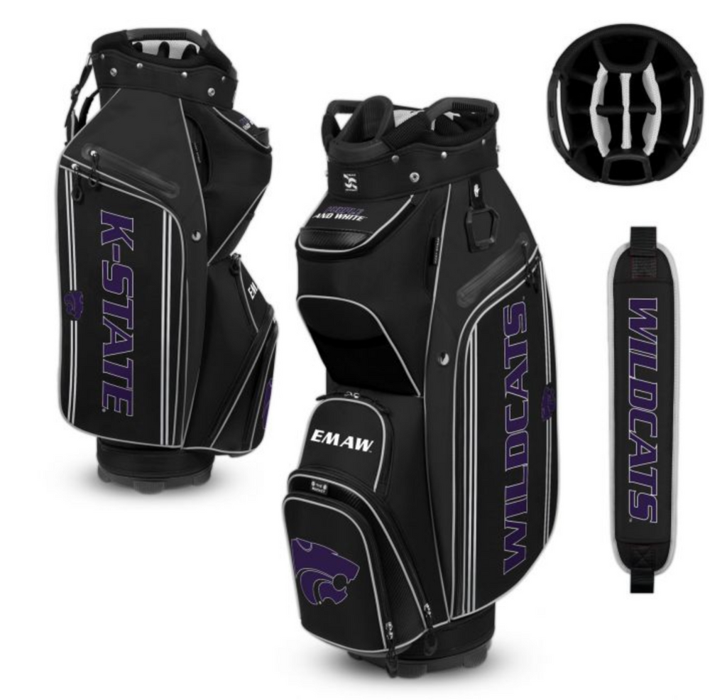 Kansas State Wildcats 3 Cooler Cart Bag Free Shipping - AtlanticCoastSports