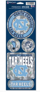 NORTH CAROLINA, UNIVERSITY OF PRISMATIC DECAL 4" X 11" - AtlanticCoastSports