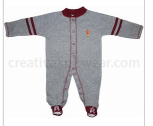 Arizona State Sports Shoe Footed Romper - AtlanticCoastSports