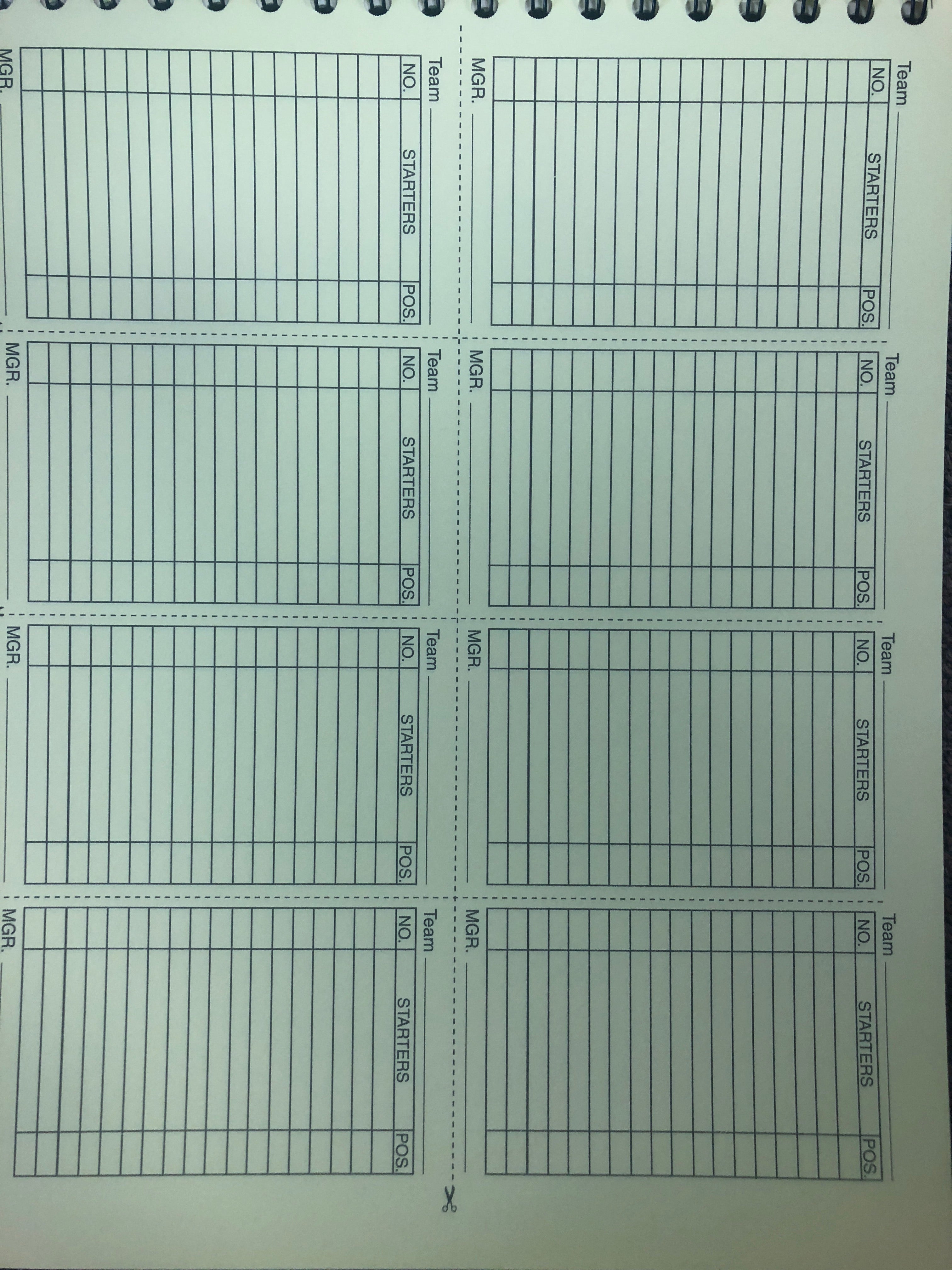 Baseball/scorebooks - AtlanticCoastSports