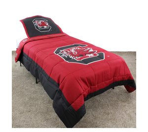 NCAA South Carolina Gamecocks Reversible Comforter Set Free Shipping - AtlanticCoastSports
