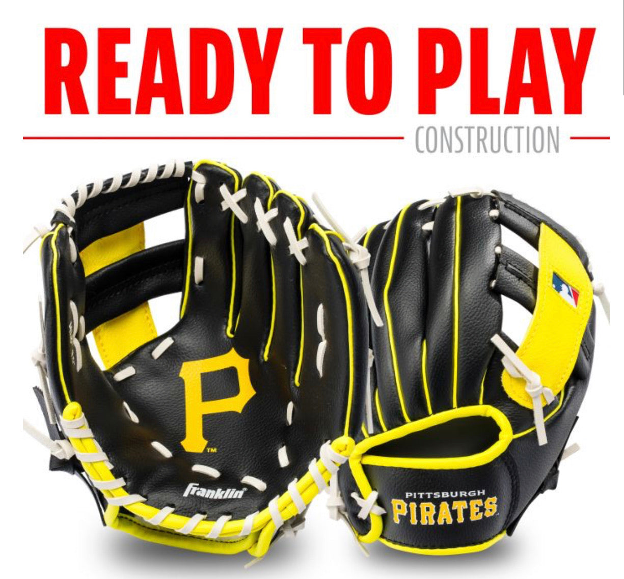 Pittsburg Pirates MLB® Team Glove and Ball Set - AtlanticCoastSports