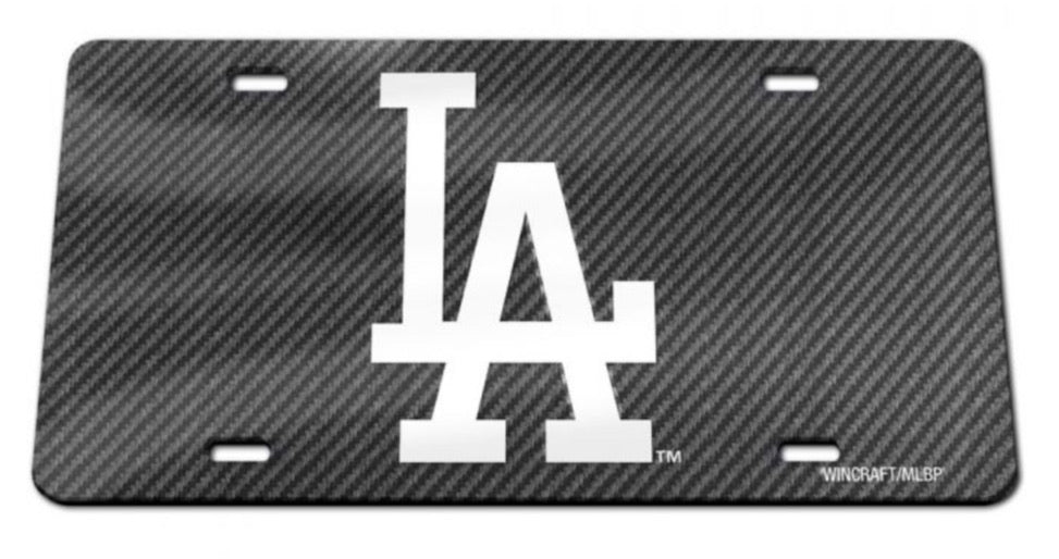 Los Angeles Dodgers Acrylic LIcense Plate - AtlanticCoastSports