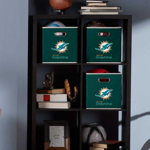 Miami Dolphins NFL® Collapsible Storage Bins - AtlanticCoastSports