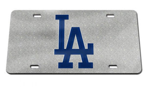 Los Angeles Dodgers Acrylic LIcense Plate - AtlanticCoastSports