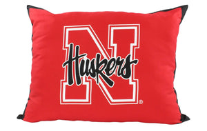 NCAA Nebraska Cornhuskers Fully Stuffed Big Logo Pillow - AtlanticCoastSports