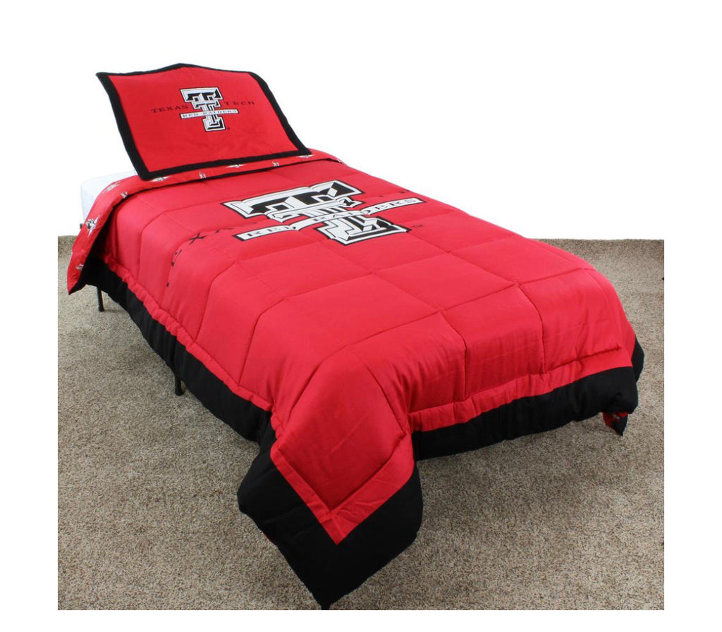 Texas Tech Red Raiders Reversible Comforter Set - AtlanticCoastSports