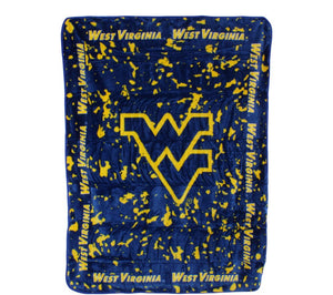 NCAA West Virginia Mountaineers Huge Raschel Throw Blanket - AtlanticCoastSports