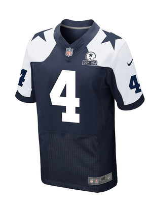 Dallas Cowboys 60th Anniversary Dak Prescott #4 Nike Game Replica Throwback Jersey Item #: 200710224 - AtlanticCoastSports